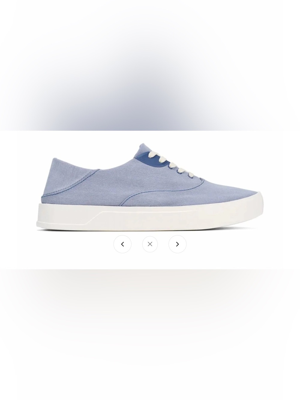 OluKai Men's Tradewind Navy Sneakers with Cream Laces